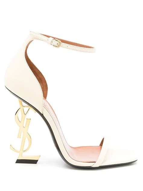 ysl white shoes|YSL saint laurent heels price.